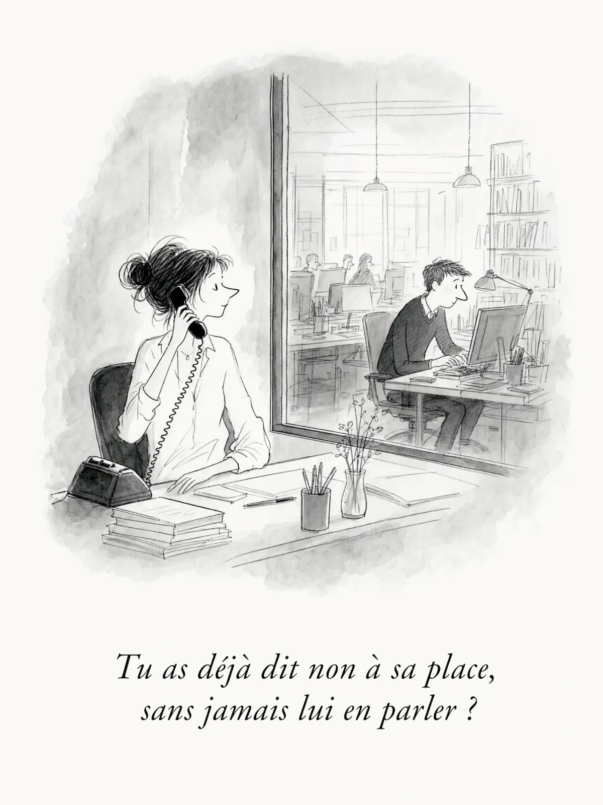 Tu as déjà dit non à sa place, sans jamais lui en parler ?
