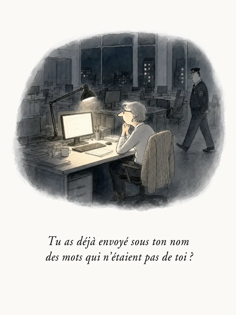 Tu as déjà envoyé sous ton nom des mots qui n'étaient pas de toi ?
