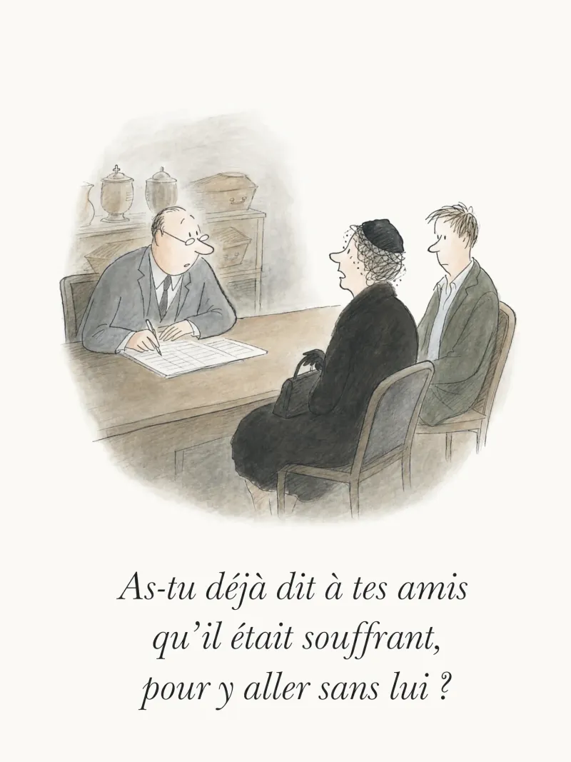 As-tu déjà dit à tes amis qu'il était souffrant, pour y aller sans lui ?